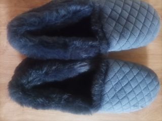 Pantuflas azules - Talla única