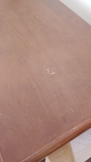 Cómoda madera 5 cajones marrón