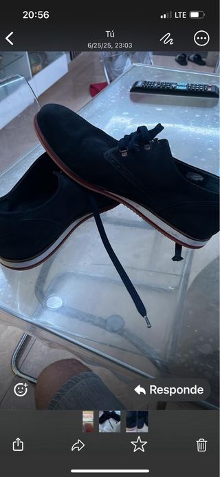 Zapatos hombre azul marino