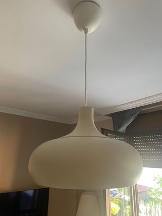 Lámpara colgante Ikea beige