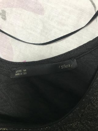 Vestido negro brillante