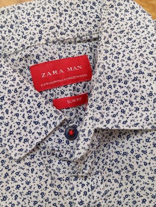Lote de 3 Camisas Zara Hombre Flores