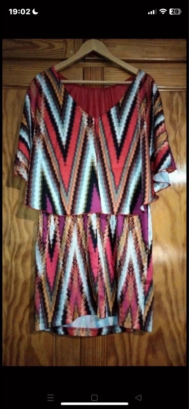 Vestido estampado de colores