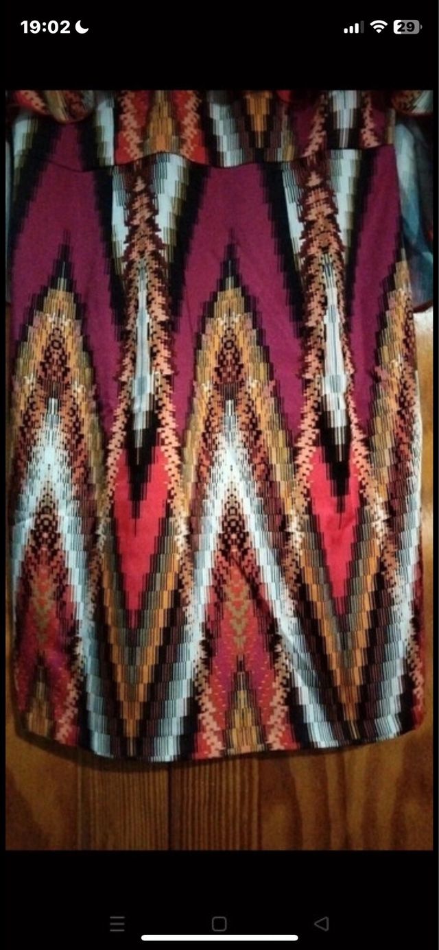 Vestido estampado de colores