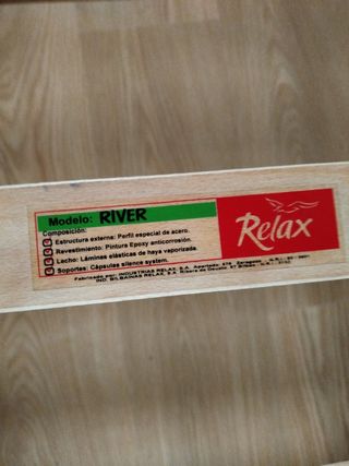 Somier 90cm láminas - Metal y Madera