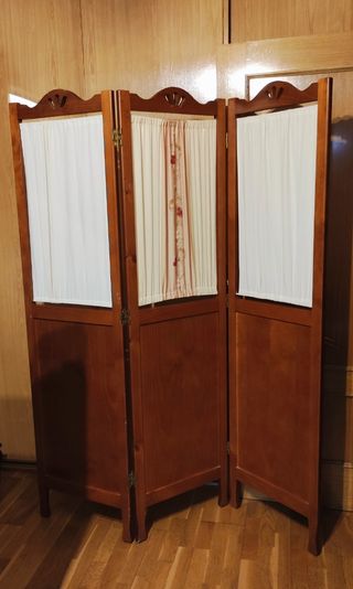 Biombo madera 3 hojas