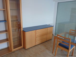 Conjunto comedor madera: Estantería, armario y mu
