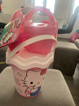 Balde praia  Hello Kitty - Brinquedo Infantil