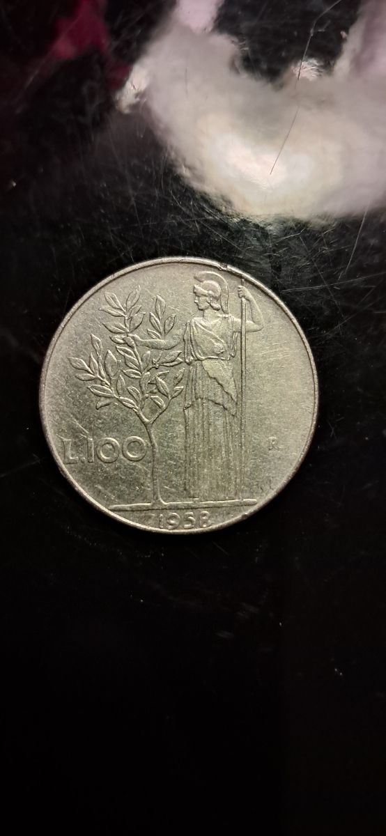 Moneta 100 Lire Italia 1958
