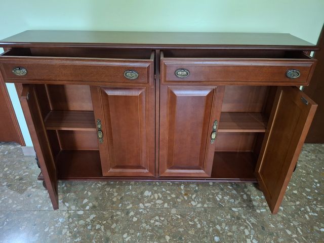 Recibidor madera - 2 cajones, 4 puertas