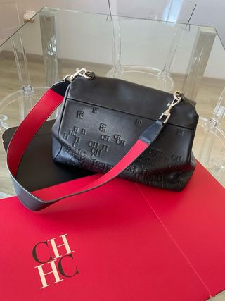 Bolso Carolina Herrera - Negro y Rojo