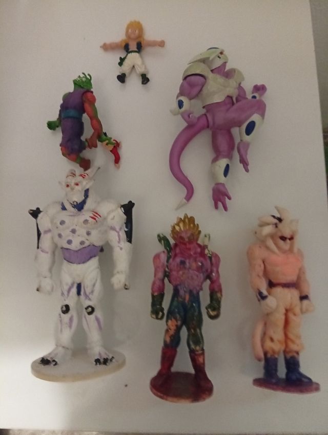 6 Figuras Dragon Ball Z usadas