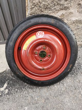 Rueda repuesto 125/70R15 4x100