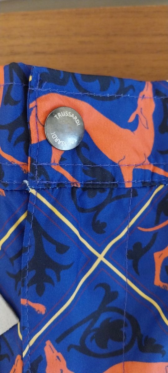 Calções de Banho Trussardi - Azul e Laranja