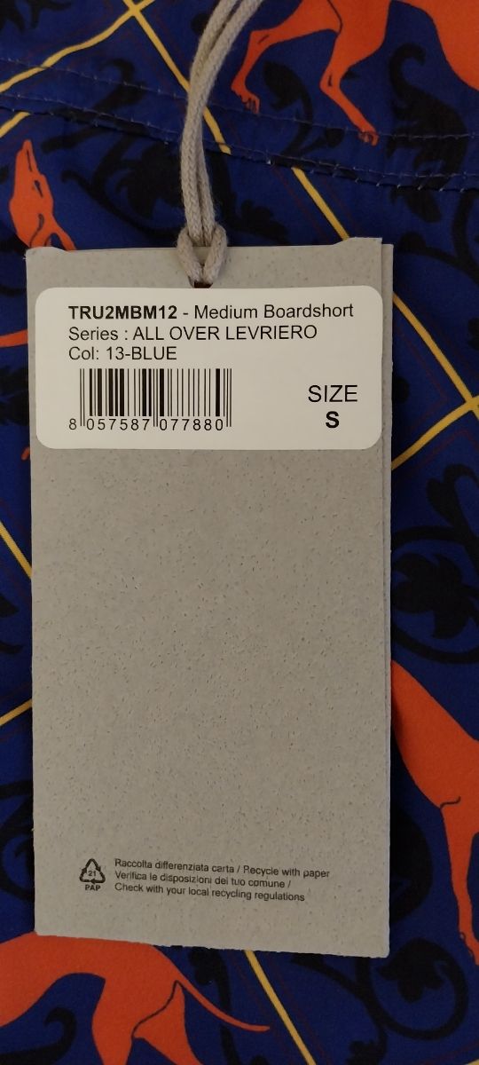 Calções de Banho Trussardi - Azul e Laranja