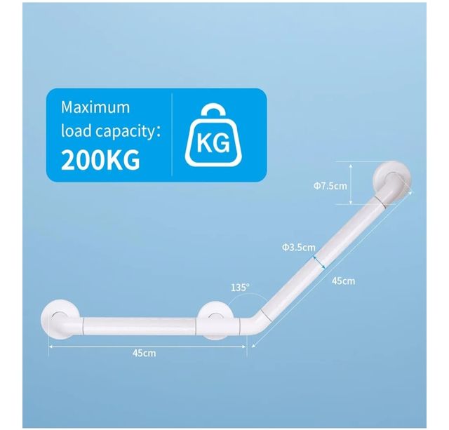 Agarraderas bañeras acero.