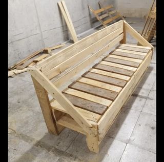 Sillón pallet - Sofá rústico
