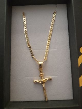 Cadena oro 18k - Cruz