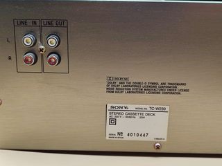 SONY TC-W230 PLETINA