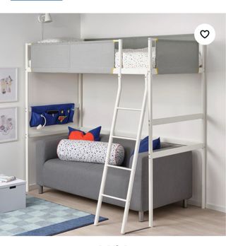 Cama litera infantil 90x200 1 plaza  IKEA 
