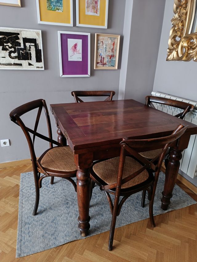 4 sillas modelo Thonet vintage