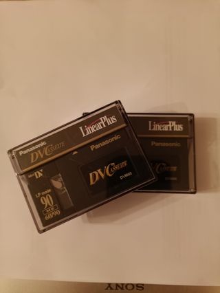 2 Cintas MiniDV Panasonic Linear Plus 90