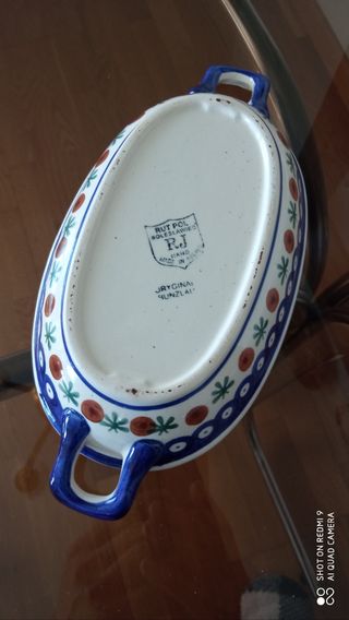 Bandeja de loza 