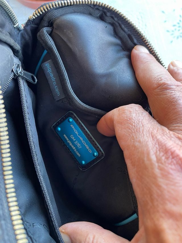 Tracolla Piquadro uomo nera