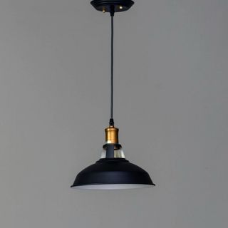 Lampada vintage a sospensione - Nero e Oro