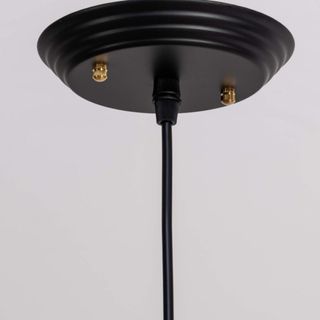 Lampada vintage a sospensione - Nero e Oro