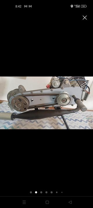 Motor Vespino, arranque eléctrico