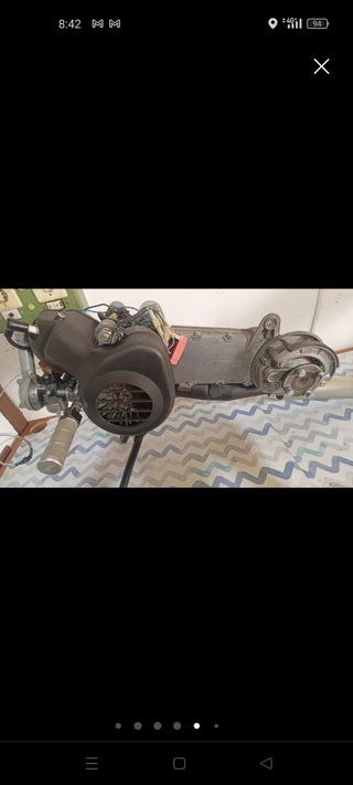 Motor Vespino, arranque eléctrico