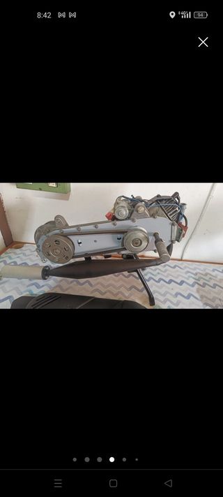 Motor Vespino, arranque eléctrico