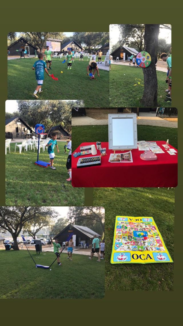 Juegos infantiles: pintacaras y animacion