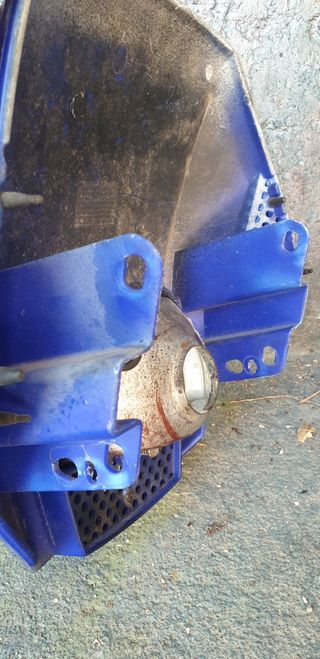 Careta Moto Enduro Azul