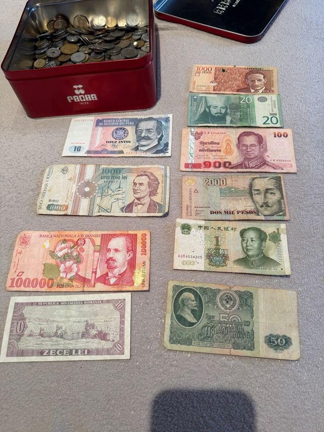 Colección de billetes antiguos