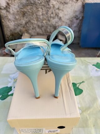 Primadonna - Scarpe blu n.37, tacco 9cm