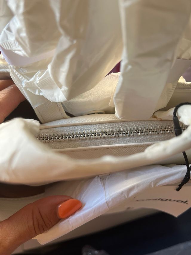 Mochila Desigual blanca