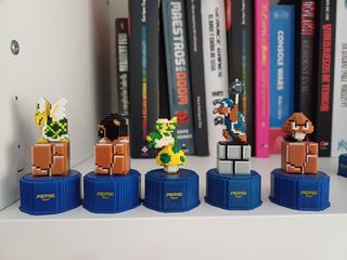 5x Chapas Pepsi Super Mario Bros
