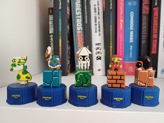 5x Chapas Pepsi Super Mario Bros