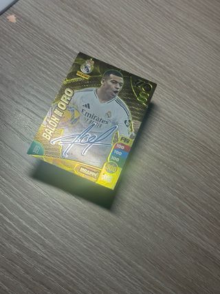 Carta Mbappe Balón Oro firmada
