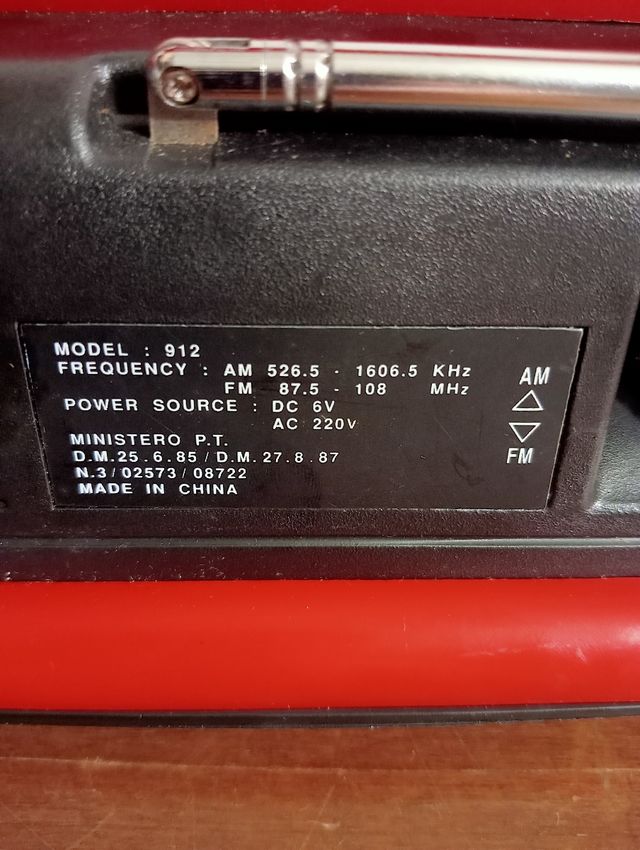 Radio vintage Lenoir anni '80