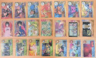 TALES OF DESTINY 21 Trading Cards Transparentes