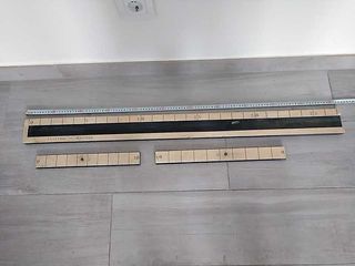 NONIUS LINEAL, RECTO, CULTURA MADRID, DE MADERA PA