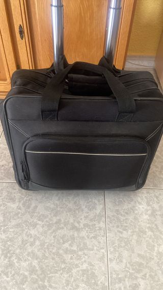 Maletín Portátil con Ruedas - Negro
