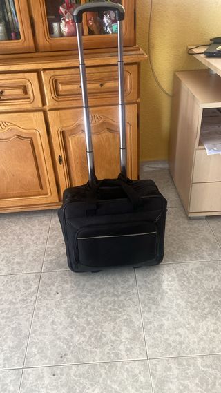 Maletín Portátil con Ruedas - Negro