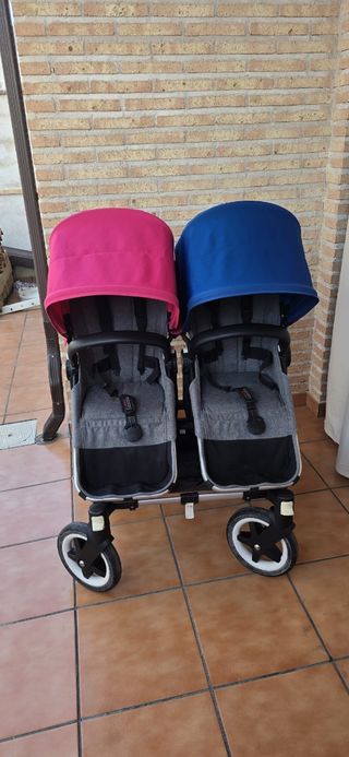 Bugaboo gemelar - carrito doble