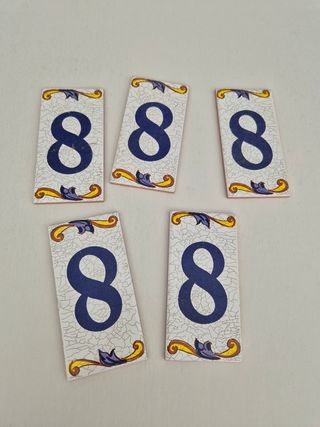 Números Cerámica para Puerta calle