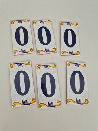 Números Cerámica para Puerta calle