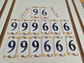 Números Cerámica para Puerta calle